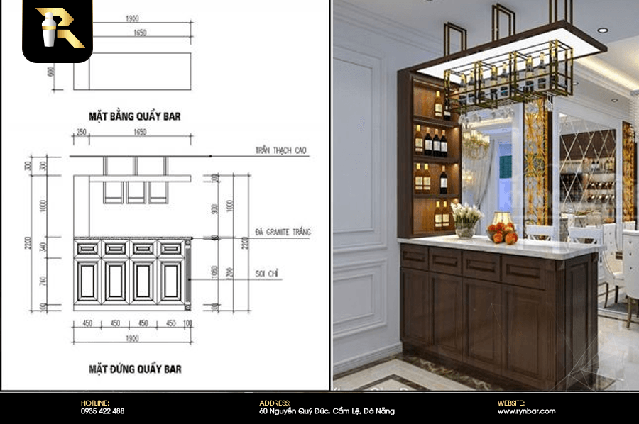 Tất tần tật những điều cần biết khi thiết kế quầy bar gia đình.  - 4 7