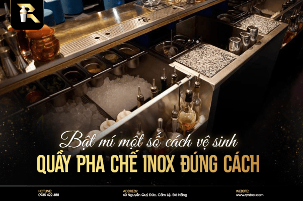 Bật mí một số cách vệ sinh quầy pha chế inox đúng cách - 1