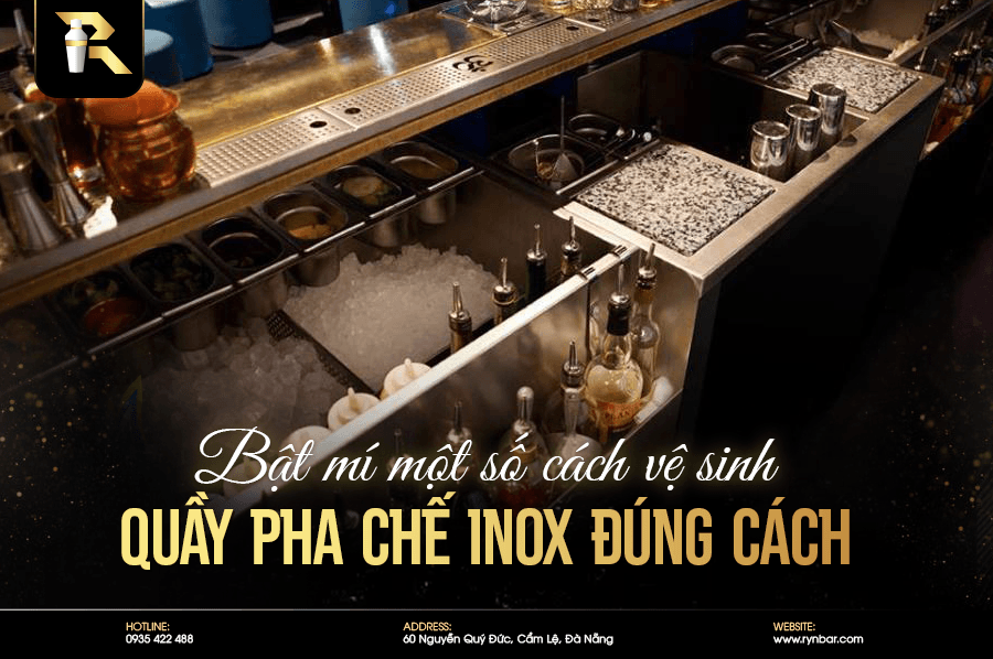 Bật mí một số cách vệ sinh quầy pha chế inox đúng cách - 1