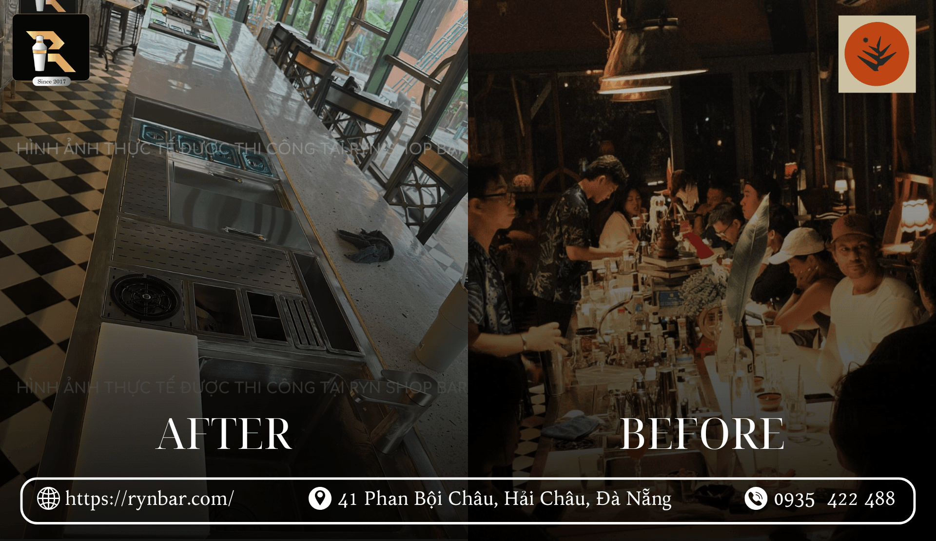 Hệ thống Inox Rynbar giúp tối ưu quy trình pha chế